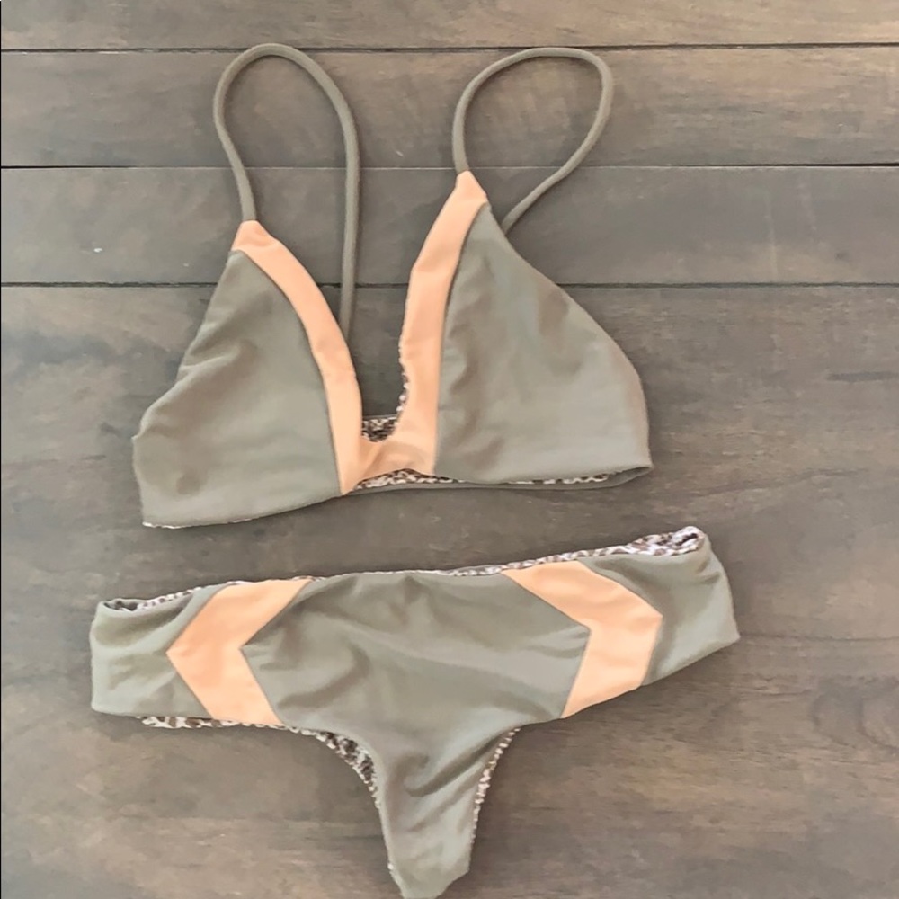 Acacia bikini taupe nude tan s/m